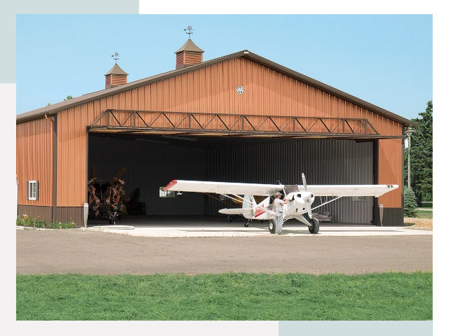 Ангары для самолетов в Гатчине