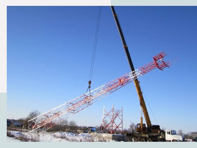 Строительство башен связи в Гатчине от 617 руб.