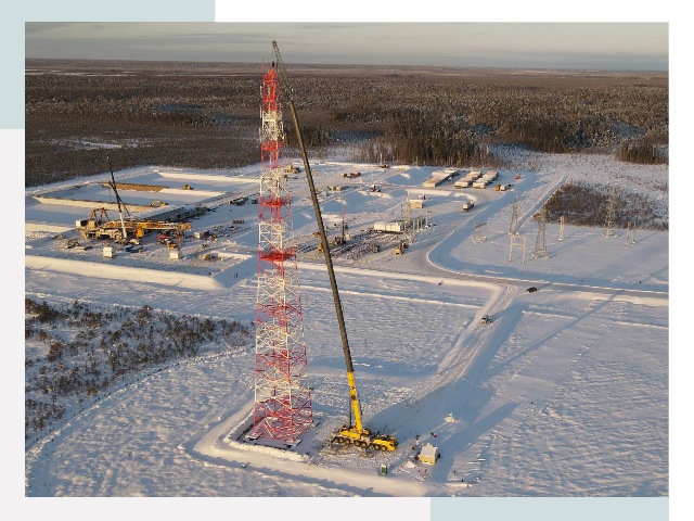 Мачты связи в Гатчине