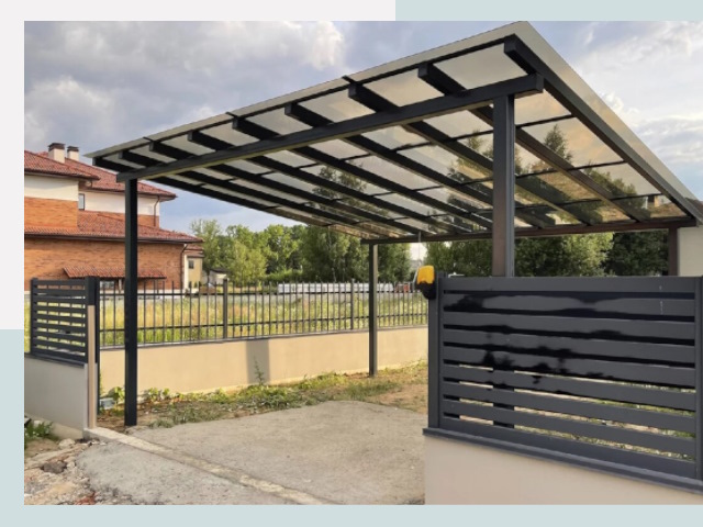 Металлические навесы в Гатчина от 617 руб. за м²