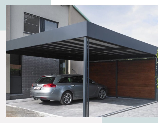 Металлические навесы в Гатчине