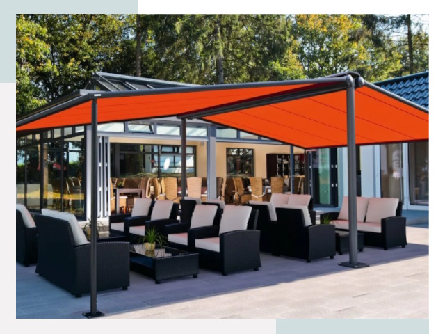 Навесы для кафе и ресторанов в Гатчине