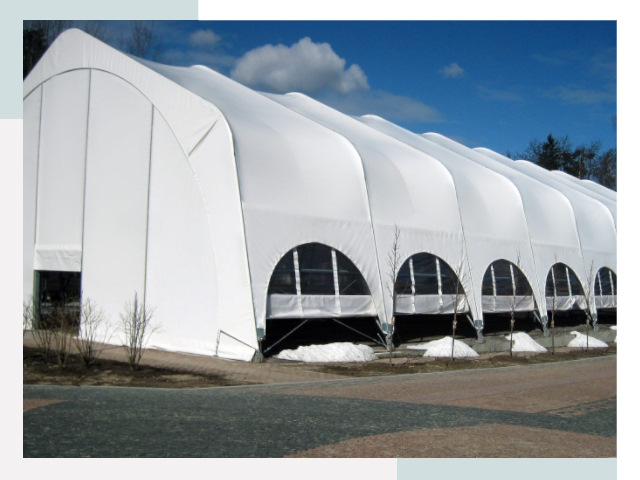 Каркасно-тентовые сооружения в Гатчине
