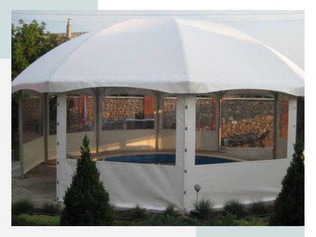 Тентовые павильоны в Гатчине