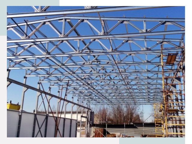 Металлокаркасы для складов в Гатчине